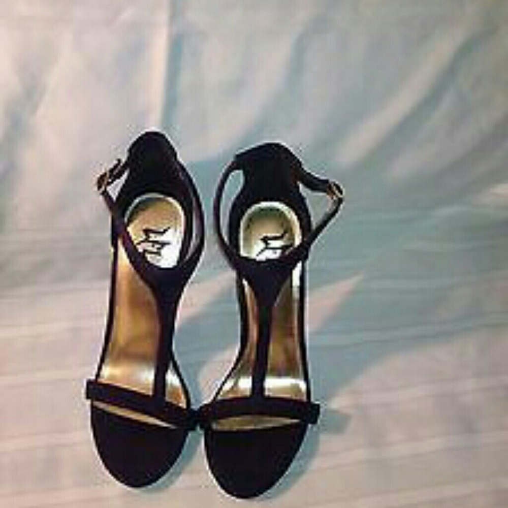 Women's Stiletto's With Gold Heel