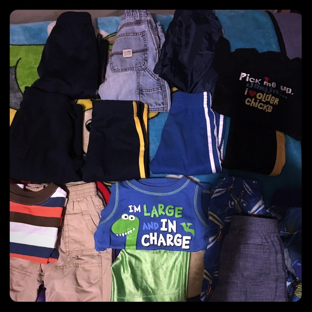 14 Piece Lot of Toddler Boy Clothes