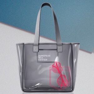 European Wax Center clear tote bag summer pool