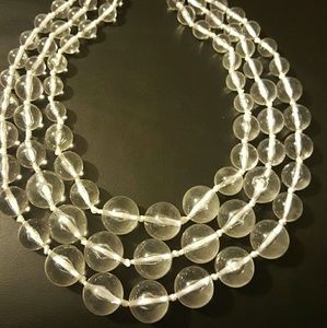 Clear Quartz round bead necklace from Nordstrom