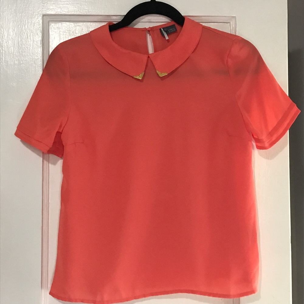 Sparkle & Fade Collared Blouse