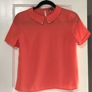 Sparkle & Fade Collared Blouse