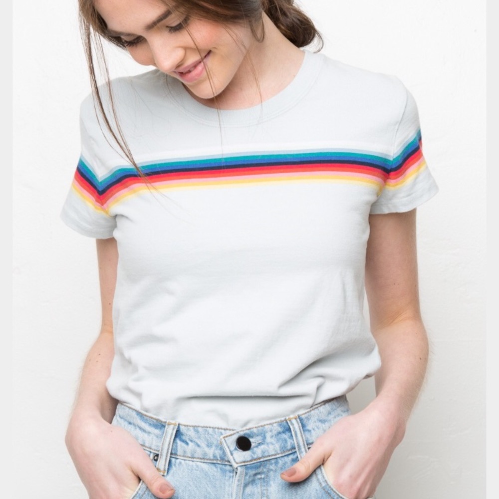 Brandy Melville Rainbow top