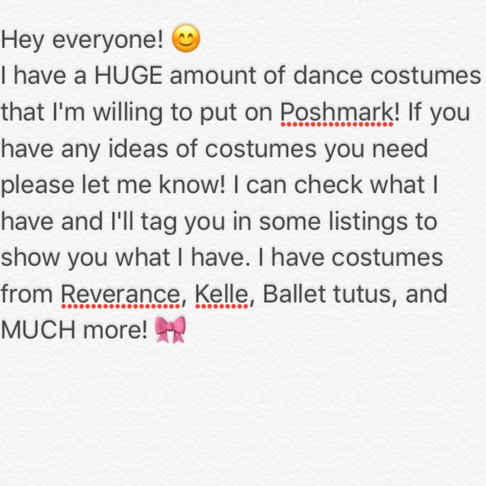 🛍Dance Costumes for Sale! ✨