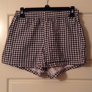 Houndstooth cheer shorts