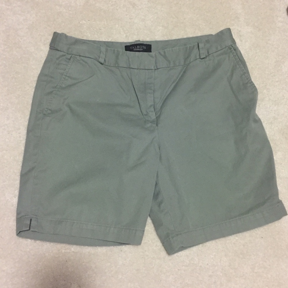 Talbots Olive green shorts