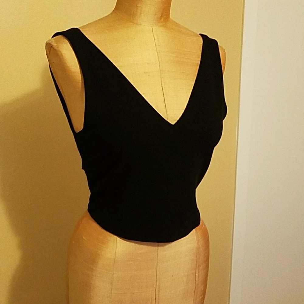 Free People cross back crop top XS