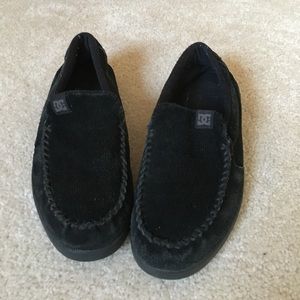 D.C. black slip-on Mocs