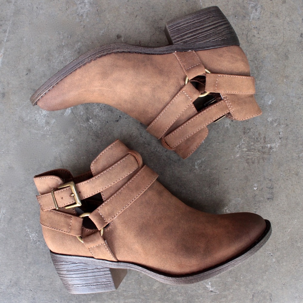 BC Footwear Communal Cut Out Bootie