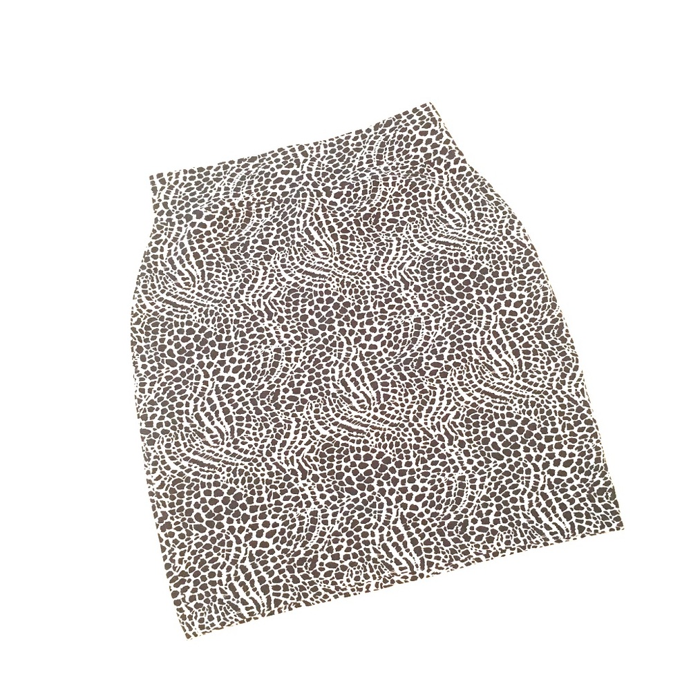 Never worn animal print mini skirt