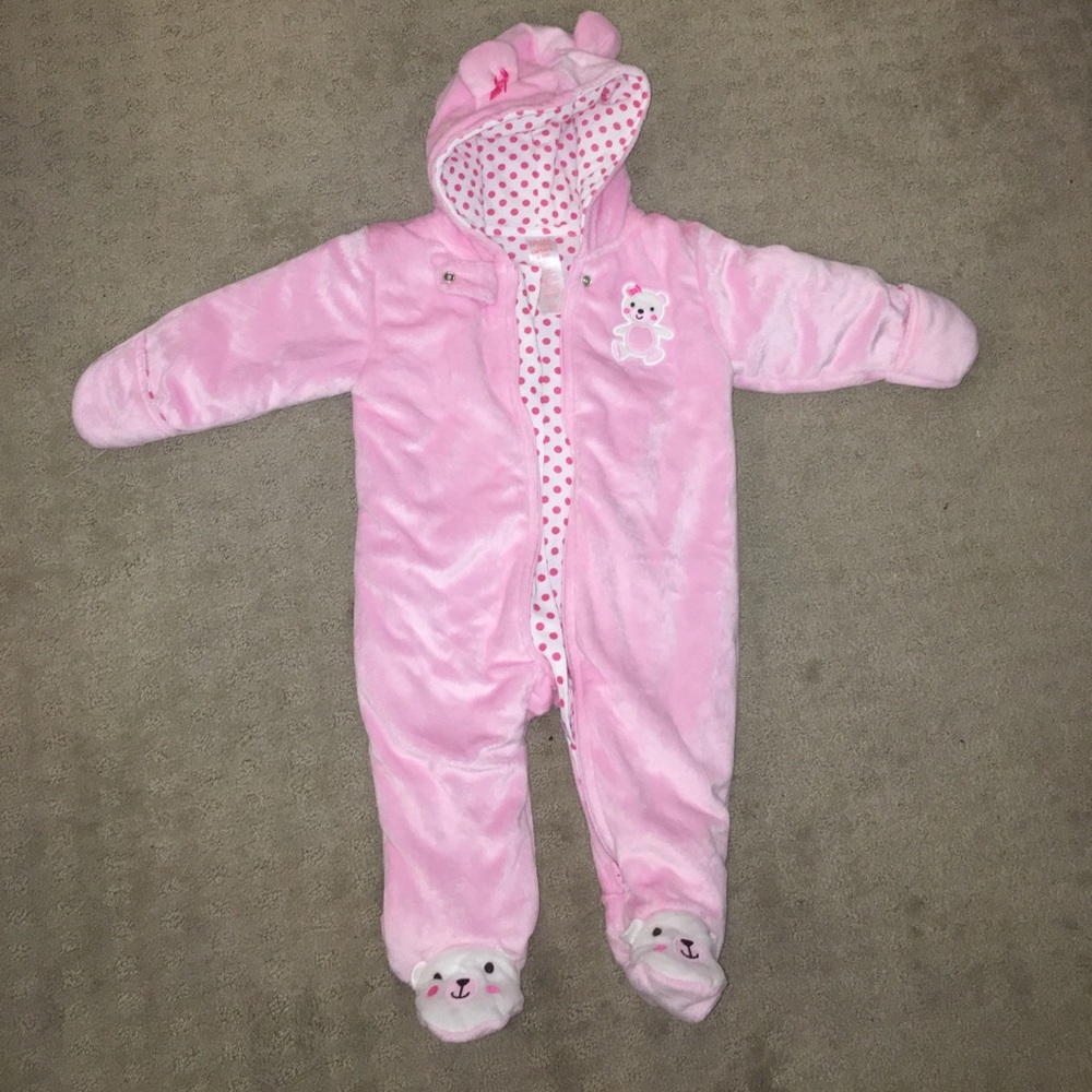 Lined and warm baby onesie