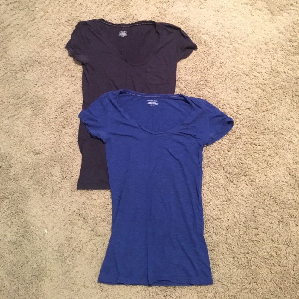 Victoria's Secret T-shirts- royal and navy blue