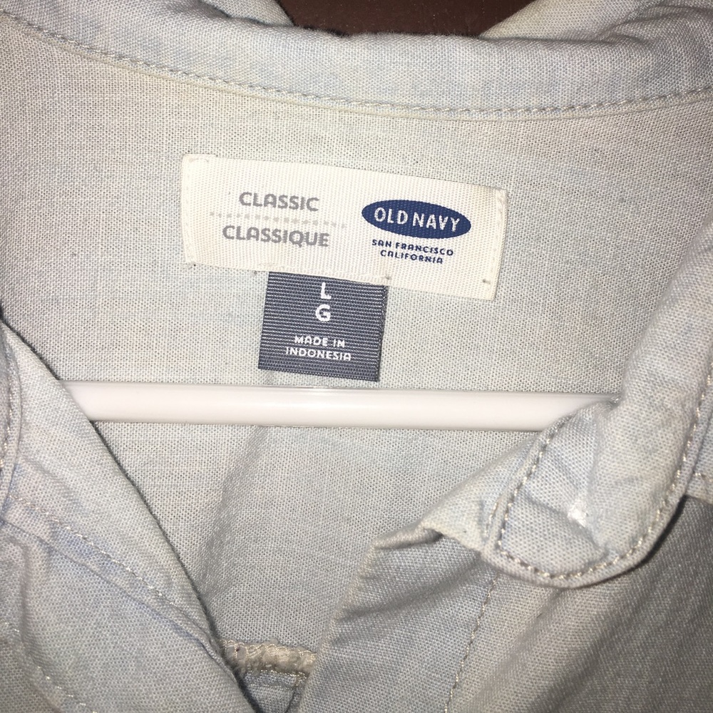 Denim Button Up - Picture 2 of 2