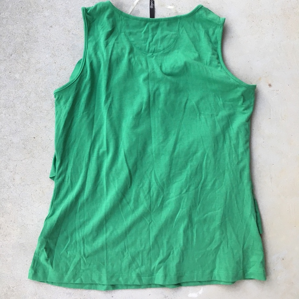 Green Ruffle Blouse - Picture 5 of 5