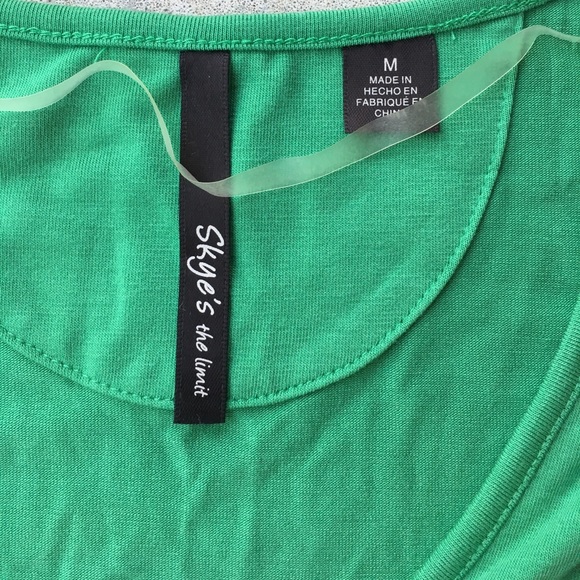 Green Ruffle Blouse - Picture 2 of 5