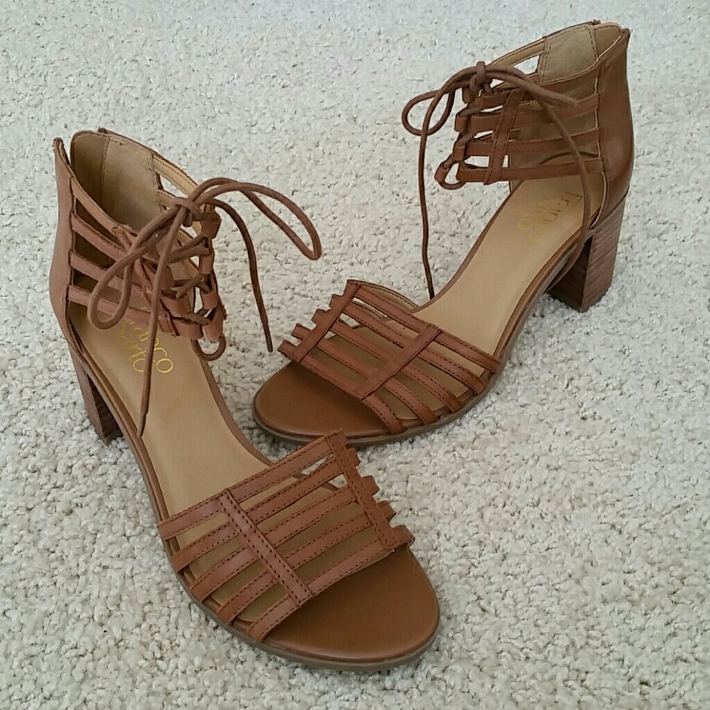 Franco Sarto block heel sandals