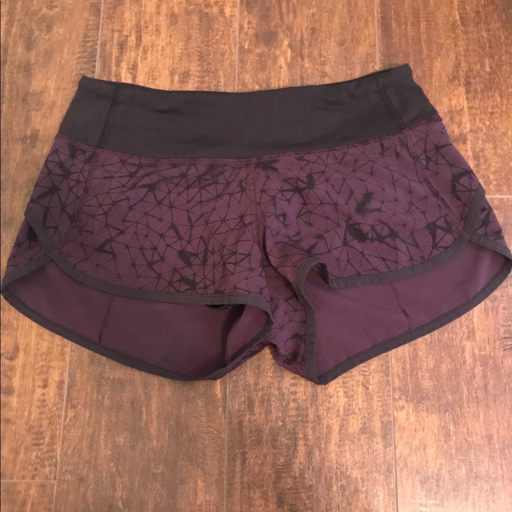 Lululemon speed short size 4