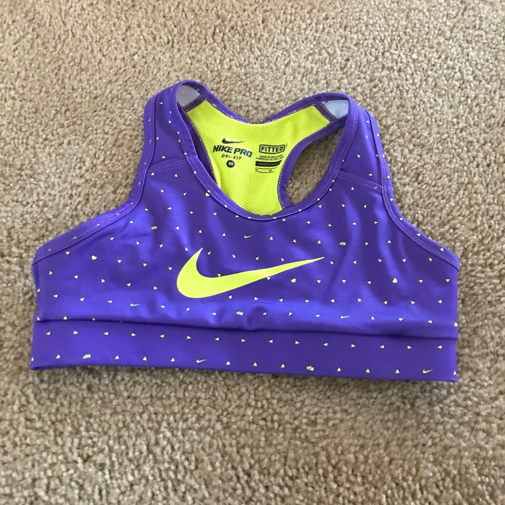 Purple Nike sports bra YOUTH