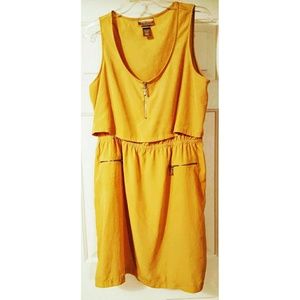 Sleeveless Yellow Dress