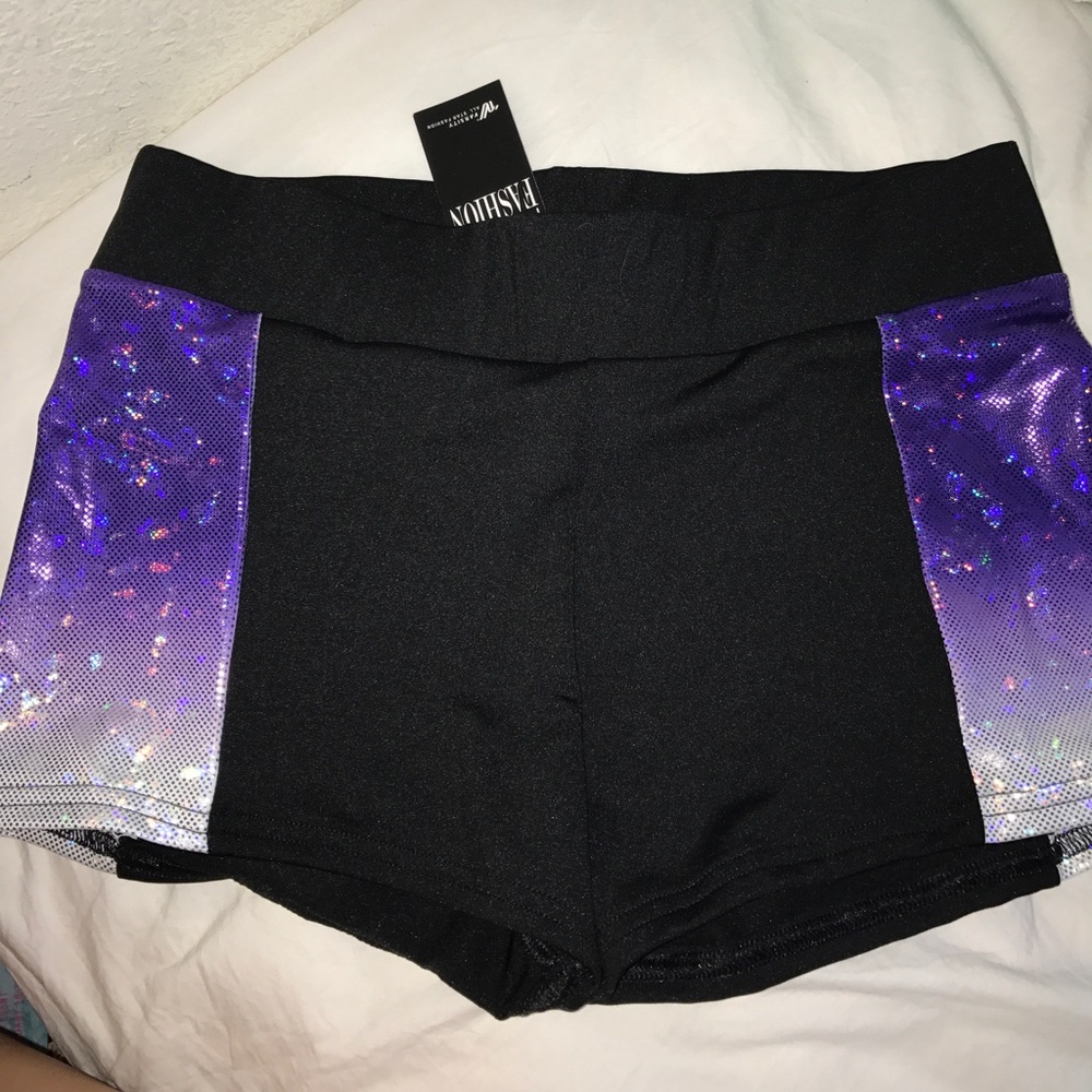 Spirit of Texas purple practice spandex