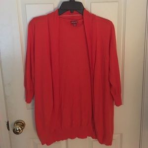 Merona orange cocoon sweater size L