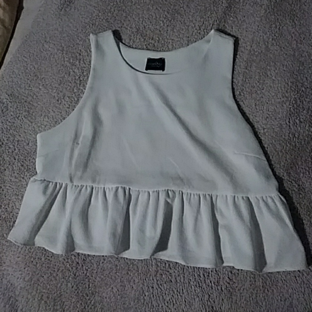 Ruffle crop top