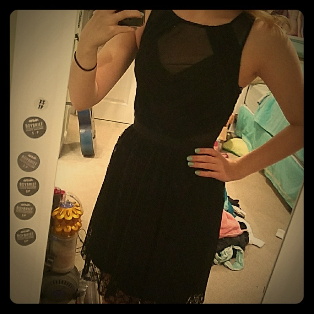 Black Lace Guess Dress