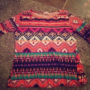Lularoe Aztec Print Julia Dress
