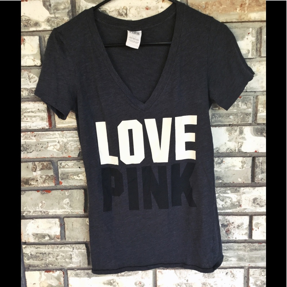 Victoria Secret Pink V-Neck Tee
