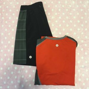 Lululenom men's athletic outfit