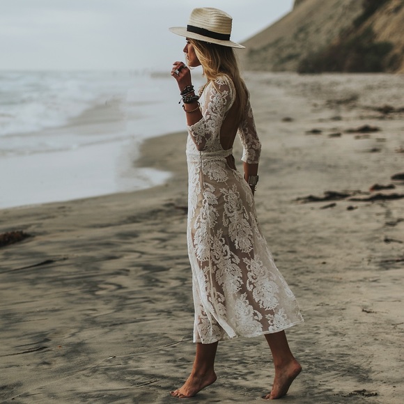 no label Dresses & Skirts - San Marco Maxi dress XS S in white