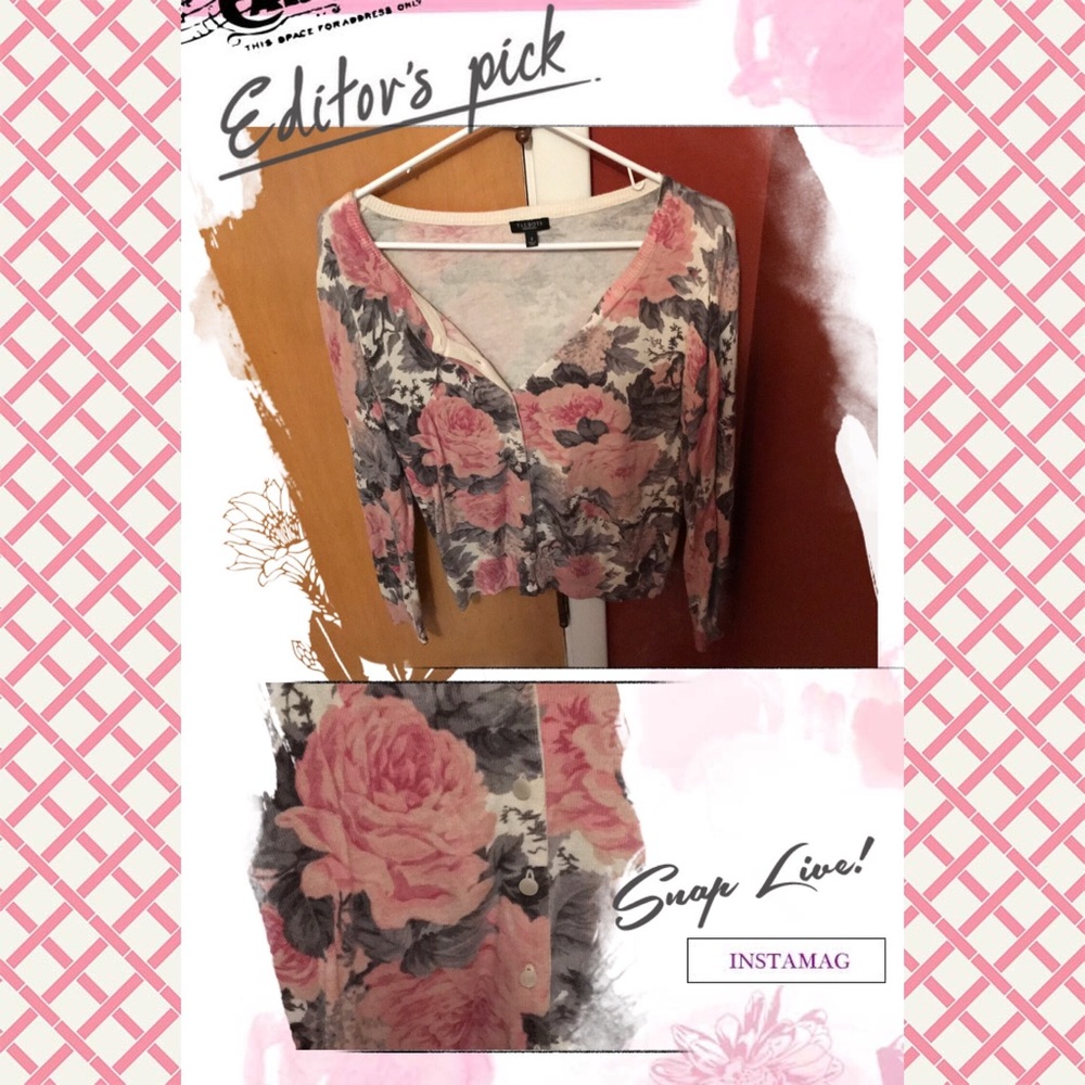 Floral cardi-cute cute cute AND soft 💕