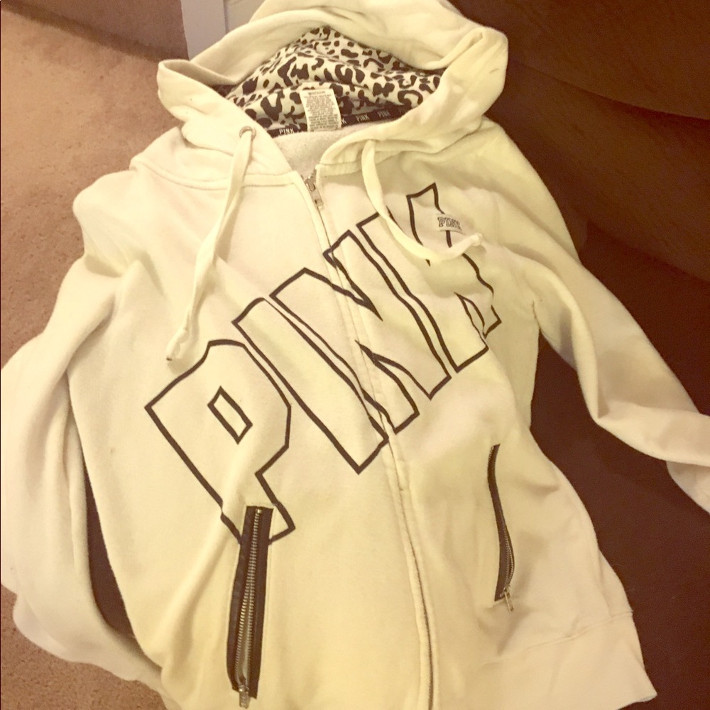 Victoria secret Pink hoodie, cheetah print