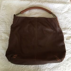 Lucky Brand Vintage Inspired Leather Purse Bag
