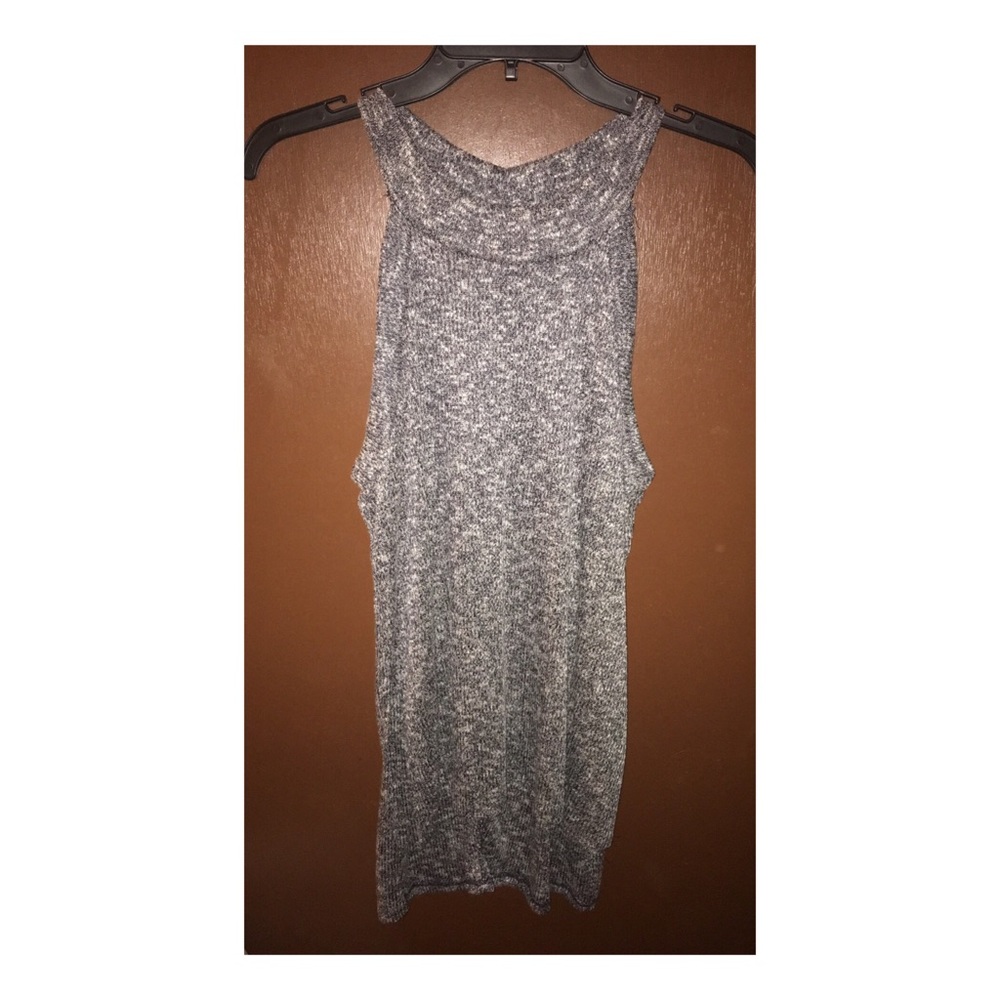 Heather Gray Mock neck top