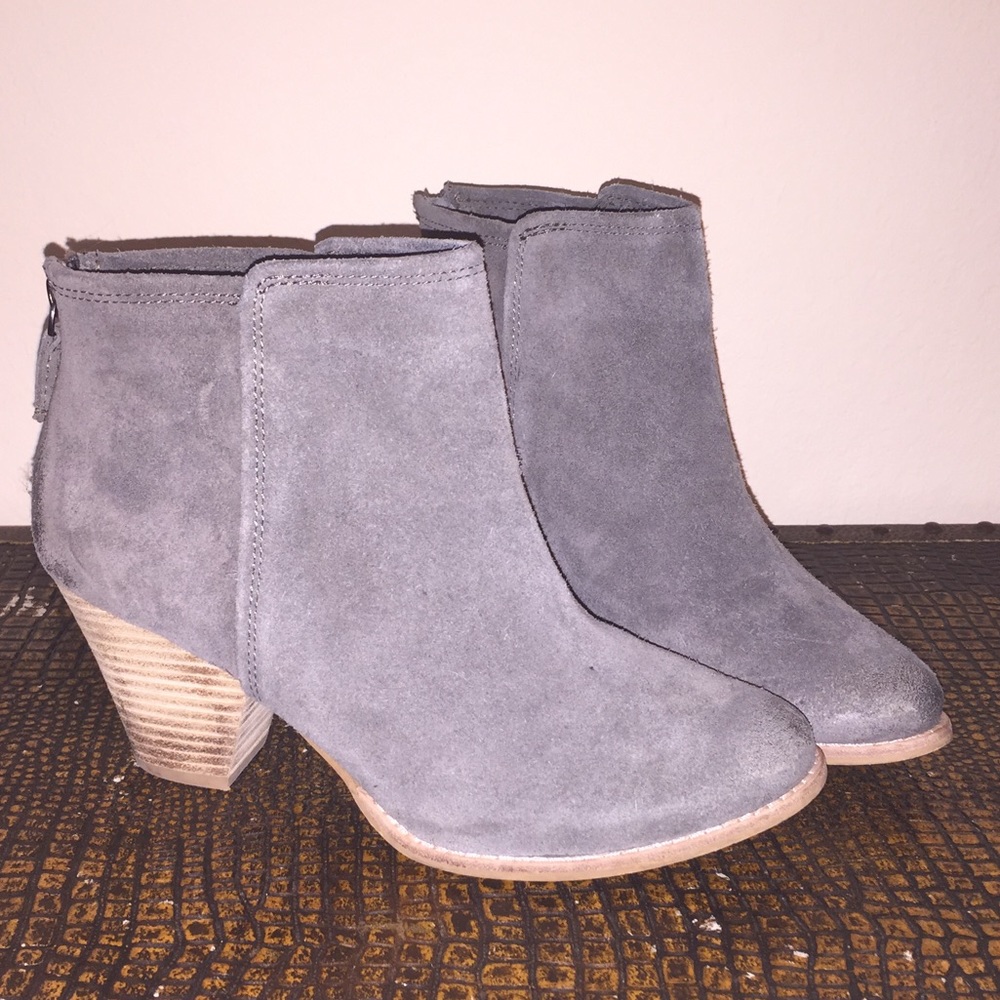 Splendid Roland bootie smoke grey size 9.5 suede