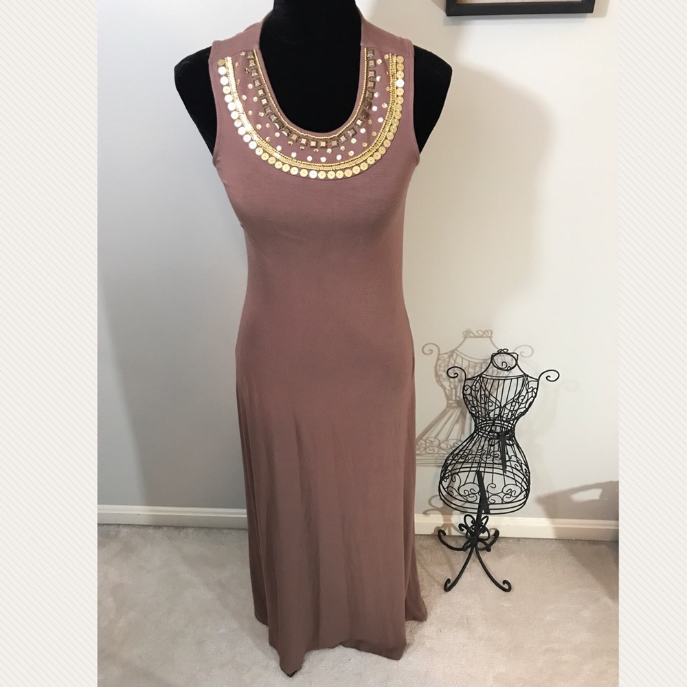 Dennis Basso to the floor maxi dress