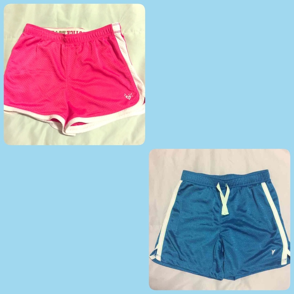 Justice Girls size XL/14 athletic shorts bundle