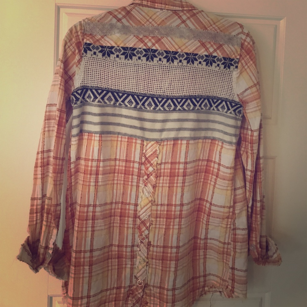 Free People Faux Flannel