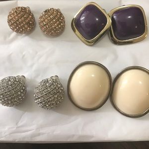 Earrings set of four