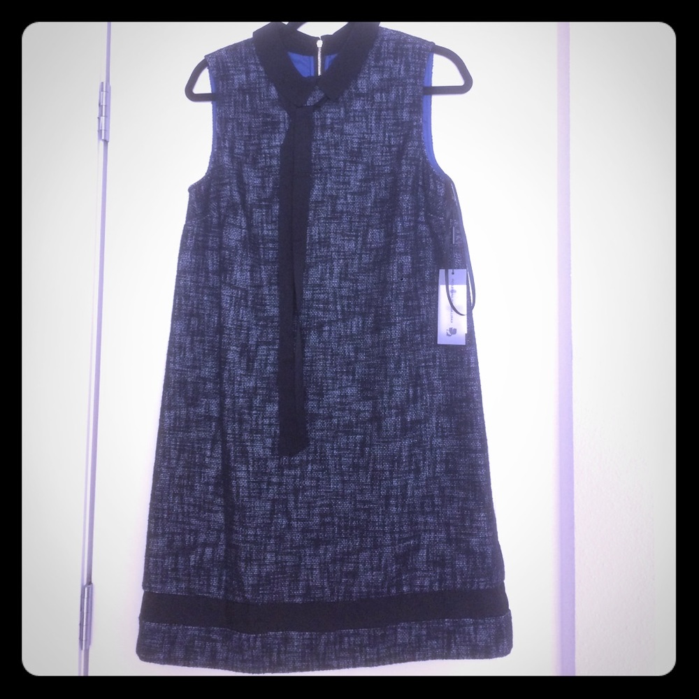 NWT Cute Karl Lagerfeld Dress with collar and bow