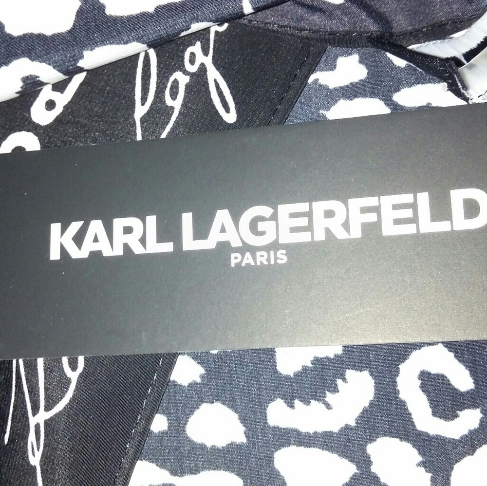 Karl Largerfeld Signature Paris Scarf