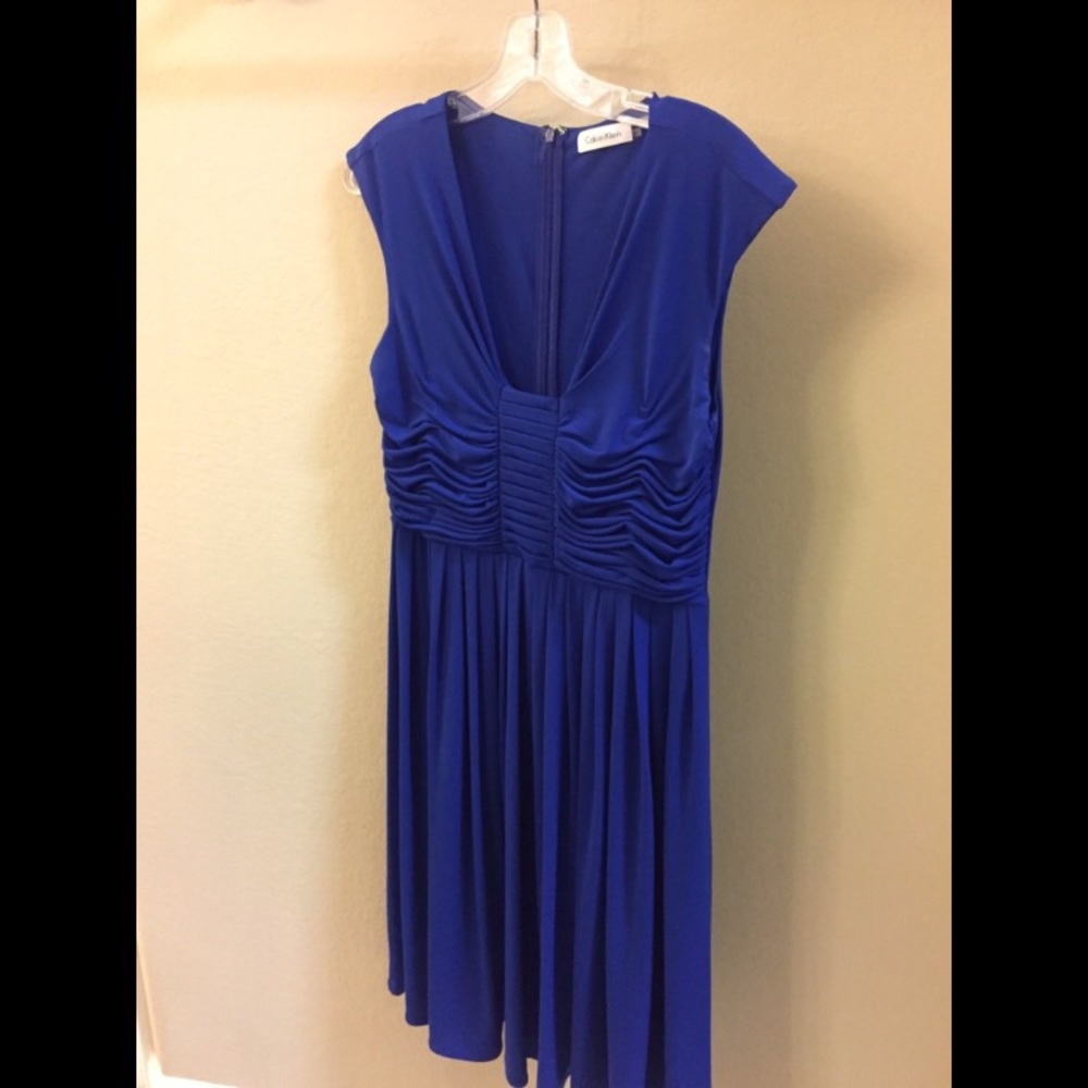 Royal Blue Calvin Klein dress
