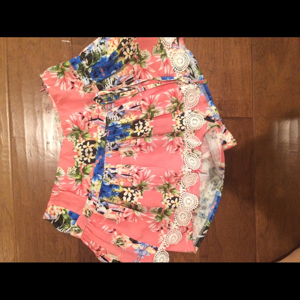 Floral skort