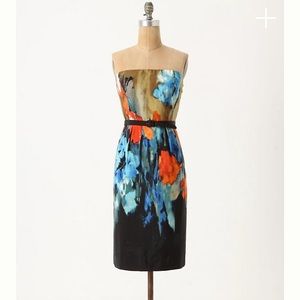 Anthropologie "Splashed Palette" Dress
