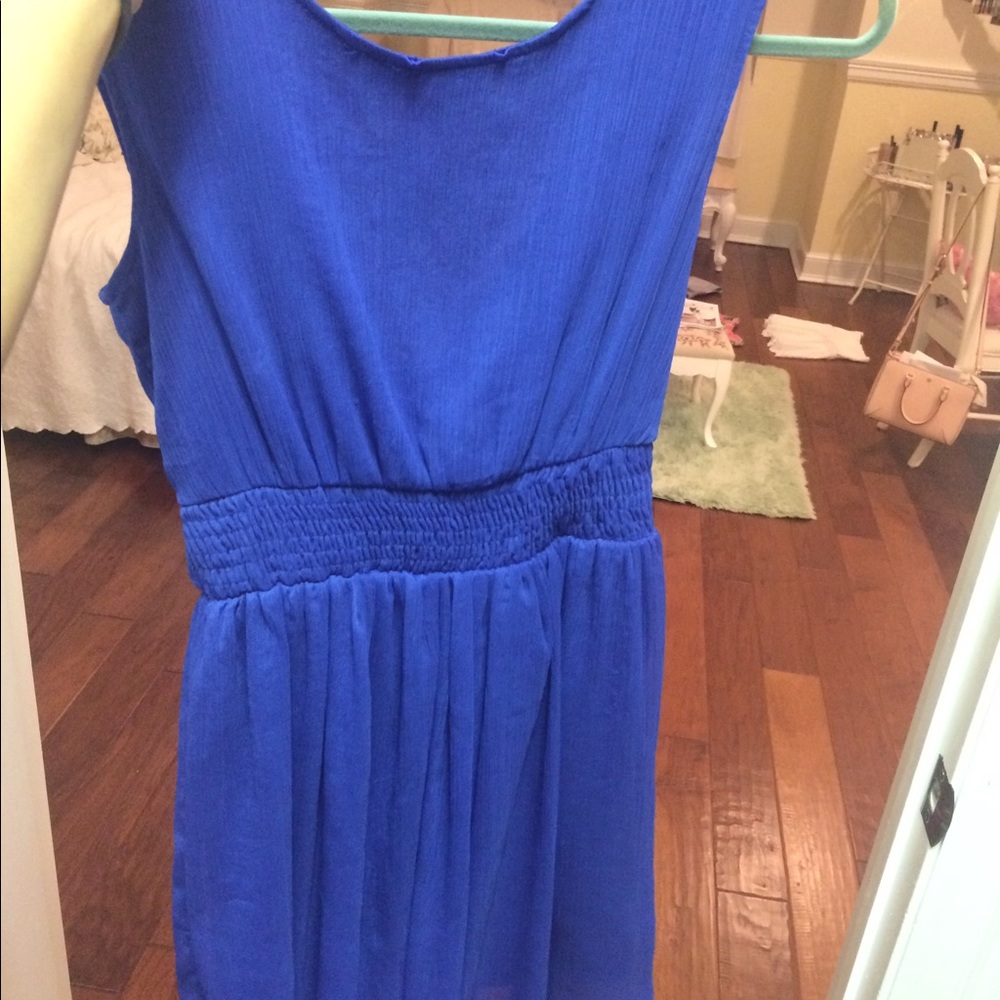 Blue sundress