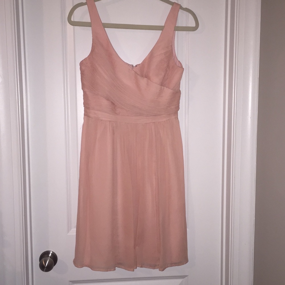 J. Crew peach dress