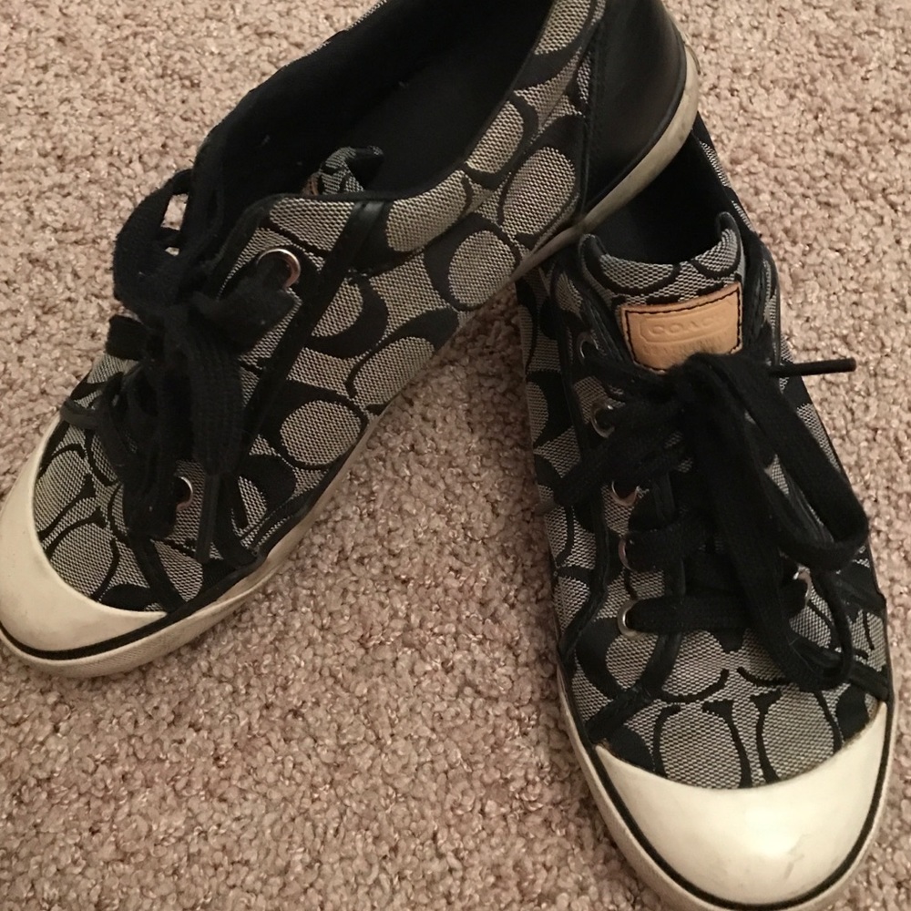 COACH lace up sneakers