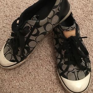 COACH lace up sneakers