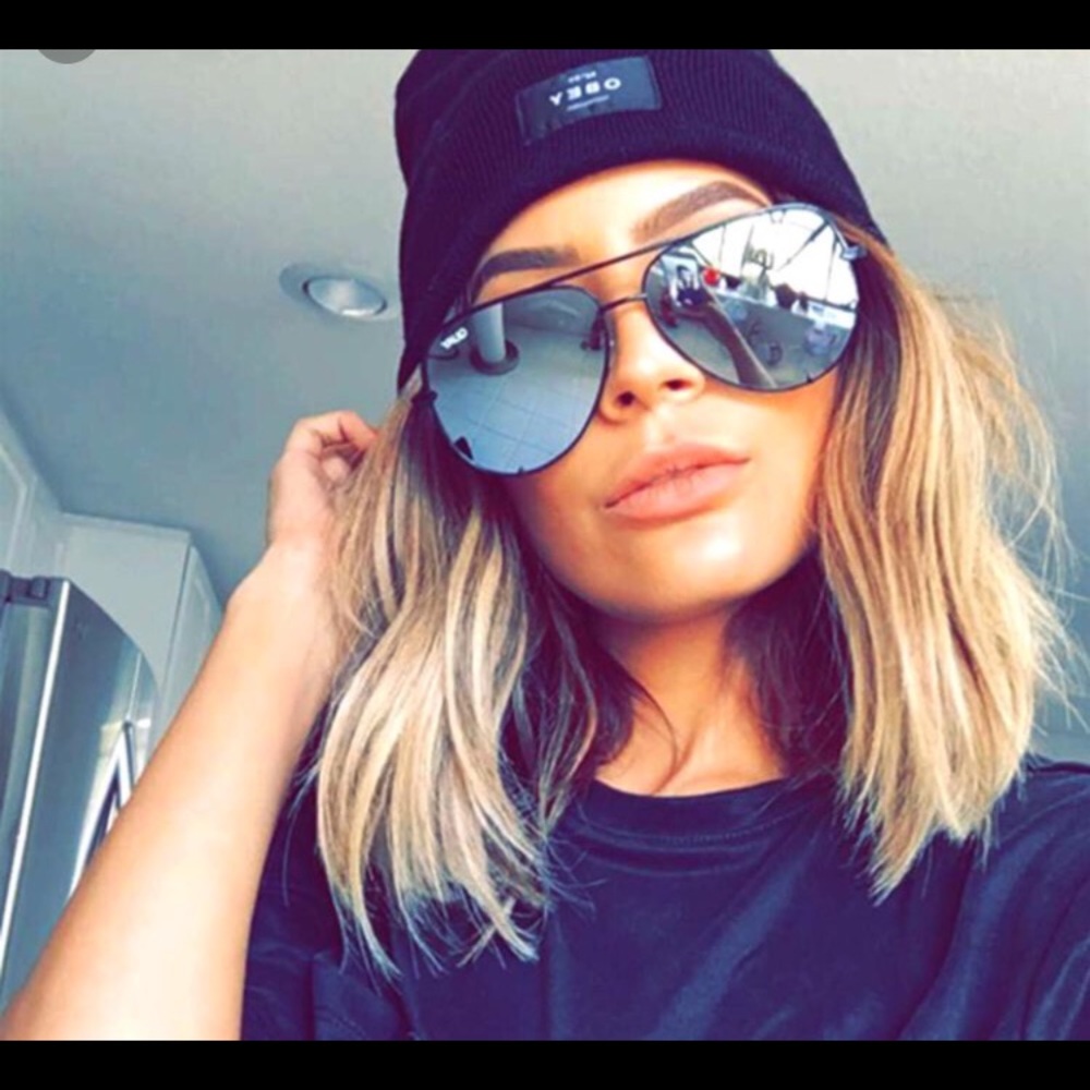 Desi silver sunglasses